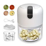 Mini Triturador Processador Moedor Elétrico Recarregável Usb