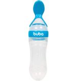 Colher Dosadora Em Silicone Azul Buba Para Papinha E Leite Materno