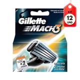 Kit C-12 Gillette Mach3 Carga Regular C-2