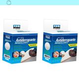 2 Fitas Antiderrapante Lixa Autoadesiva Transparente 50x5m Piso