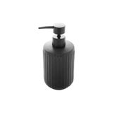 Dispenser Para Sabonete Líquido Em Cerâmica Granilite Clean 430ml Lyor Preto