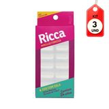 Kit C-03 Ricca 1337 Unhas Naturais Com Curvatura