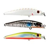 Kit 3 Isca Artificial Pesca Subsuperfície Marine Sports Rei Do Rio 80 8cm 8.5g