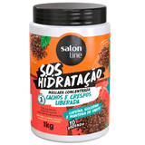 Máscara S.o.s Hidratação Cachos E Crespos Salon Line 1kg Salon Line Sos Hidratação Cachos Crespos Máscara Concentrada