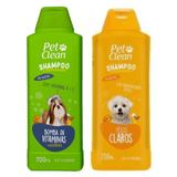 Kit Shampoo Pelos Claros + Shampoo Bomba Vitamina Pet Clean