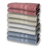 8 Toalhas Grande Felpudas Grossa 80x150 2 Az 2 Br 2 Bg 2 Rê