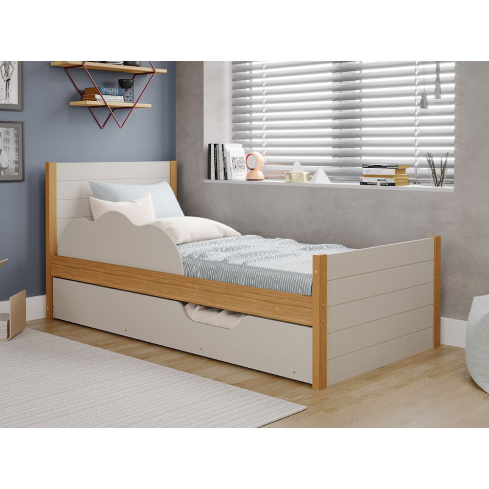 Cama Bibox Elzav Com Design Simples 98cm Cimol