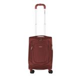 Mala De Bordo Pequena Em Poliester Samsonite Kick Air Cadeado Tsa Rodas Duplas Vermelho P