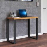 Mesa Escritório Estilo Industrial F11 Freijó-preto Fosco - Pradel