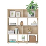 Estante Book Branco Artely Naturale