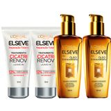 Kit Elseve Leave-in 50ml 2 Unidades + Óleo Capilar 100ml 2 Unidades