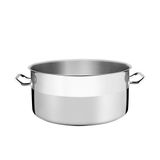 Caçarola Rasa Tramontina Professional Em Aço Inox Com Fundo Triplo Sem Tampa 40 Cm 23 L