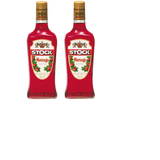 Kit Licor Stock De Morango 720ml 2 Unidades