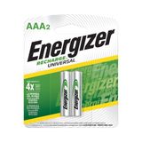 Pilha Recarregável Energizer Aaa Palito 700mah Cartela C/ 2 Pilhas