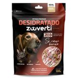 Petisco Papapets Zooverti Desidratado Só Carne Bovina Para Cães E Gatos - 80 G