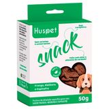 Snack Huspet Desidratado Para Cães Sabor Frango, Abóbora E Espinafre - 50 G