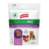 Biscoito Baw Waw Natural Pro Para Cães Adultos Porte Pequeno E Mini - 400 G