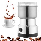 Mini Moedor De Café Portátil Aço Inoxidável Ideal Grãos 110v