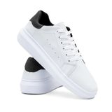 Tênis Moderno Masculino Branco E Preto - Super Novidade 2024