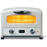 Forno Eletrico De Bancada Retro Com 8 Niveis De Temperatura E Temporizador, 1600w, 110v, Sengoku Set G16aw, Branco