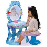 Penteadeira De Brinquedo Com Luzes E Sons, Princesa Ariel, Disney, Azul