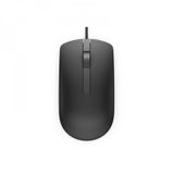 Mouse Óptico Ms116 Cabo Usb Com Roda De Rolagem Dell Preto