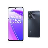 Smartphone Realme C55 8gb Ram + 256gb Cam 64mp Tela 6.72 Carregador 33w - Preto