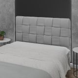 Cabeceira Para Cama Super King Ravena Plus 195cm Cinza