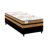 Colchão Plumatex Molas Ensacadas Milano+Cama Box Solteiro 88x188