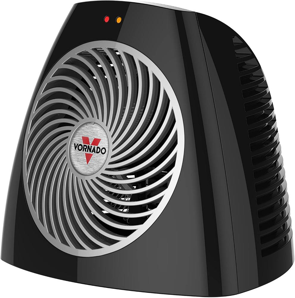 Vornado VH202 Aquecedor Elétrico Pessoal 20 cm, 375/750W/110V, Preto.