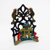 Suporte Enrolador De Mangueira Personalizado Verde