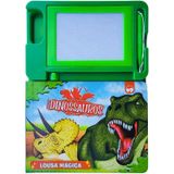 Livro Brinquedo Ilustrado Dinossauros Com Lousa Mágica