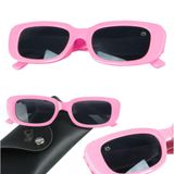Oculos Sol Proteção Uv Retro Infantil Rosa + Case Menina Presente Qualidade Premium