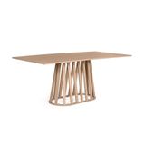 Mesa De Jantar Retangular 6 Lugares 160x90cm Gabi Jade - Straub Web