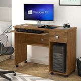 Mesa Para Computador E Estudos Amêndoa Vicenza Office Lukaliam