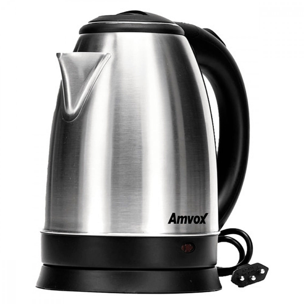 Chaleira Elétrica Amvox 1,8l 900w 110v Inox - 0150