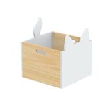 Caixa Organizadora Infantil Tramontina Baby Friends Branco