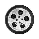 1un Calota Onix 2020 A 2025 Aro 15 Prata Logo Relevo 379cp