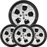 4un Calota Onix 2025 Aro 15 Prata 379cp