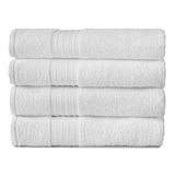 Kit 4 Toalhas Banhão Gigante Para Hotel Grossa - Nobre - Branco