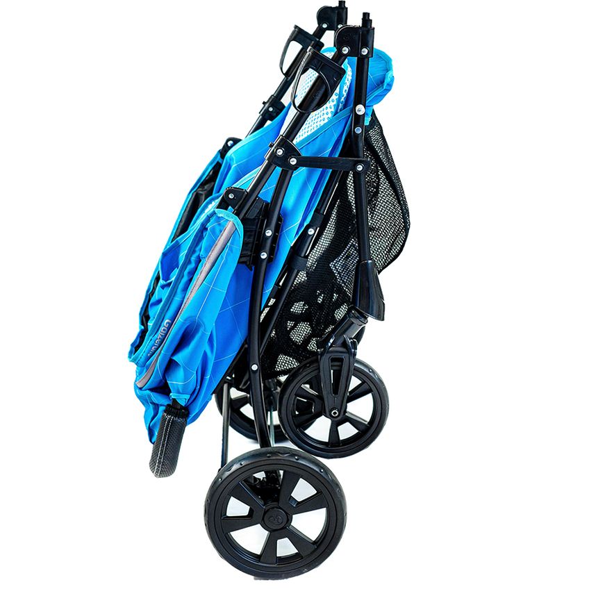 Carrinho De Bebê Para Passeio Galzerano Romano De 0 Meses Até 15kg Azul - imagem 4