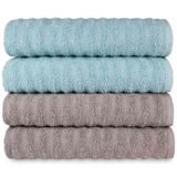 Kit 4 Toalhas Banhão Gigante Super Absorção Macia - Ocean - Kit 6