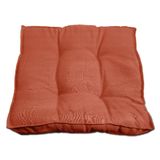 Almofada Futon Decoração 45x45 Cm Terracota Novita