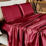 Jogo Cama Casal King Size Imperial Seda Alto Brilho Super