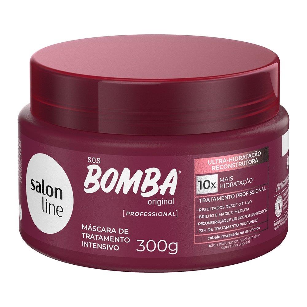 Máscara Hidratação Salon Line Bomba Ultra Hidratação Reconstrutora 300g