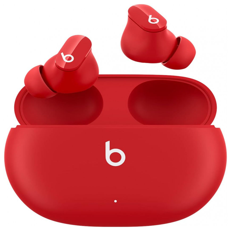 Fones De Ouvido Bluetooth Com Cancelamento De Ruído E Compatível Com Apple E Android, Beats Studio Buds, Vermelho