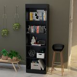 Estante Para Livros Multiuso Livreiro Organizador Preto