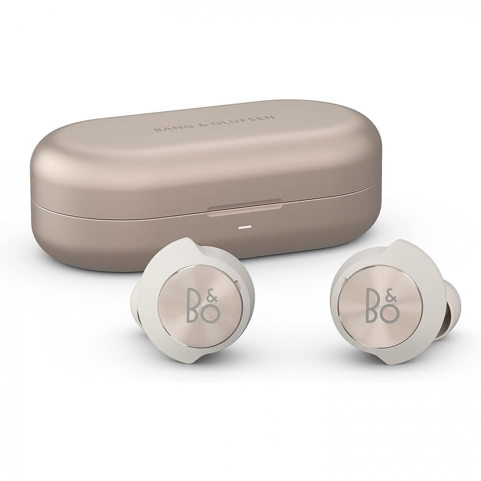 Fones De Ouvido Bluetooth Sem Fio Com Microfone E Cancelamento De Ruido, A Prova Dagua, Duracao 20h, Bang Olufsen 1240001, Bege