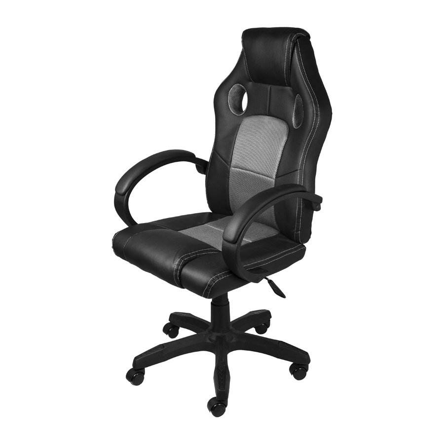 Cadeira Gamer Com Relax E Braço Estofado Raptor 3316 Or Design Preto