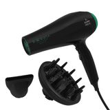 Secador De Cabelo Ga.ma Italy Babosa Com Ceramic Íon 2100w Preto/verde 127v